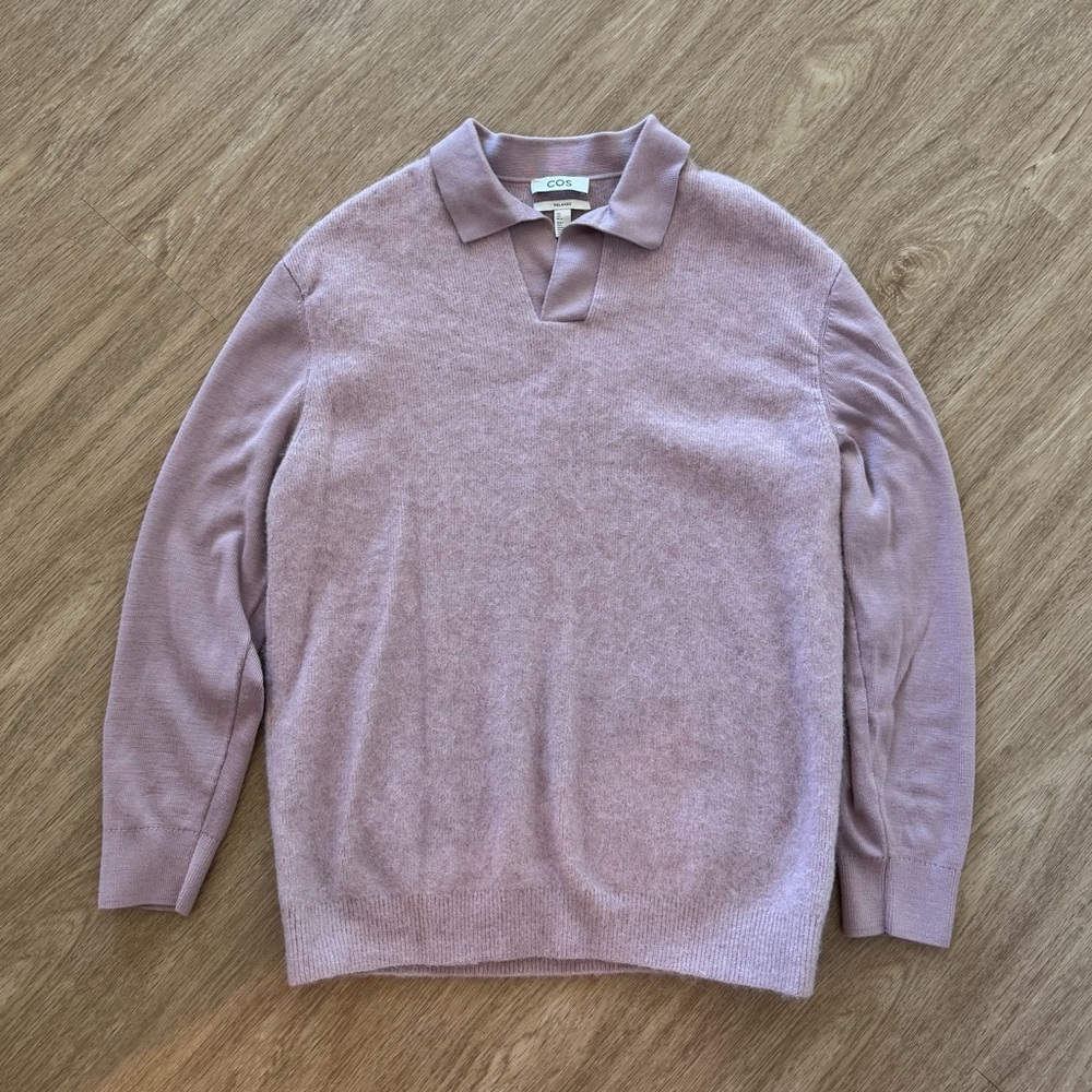 COS Pink Wool Sweater